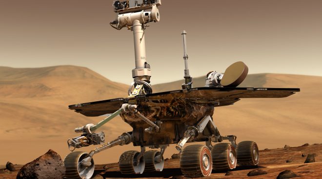 着陸から12年。いまだ活動を続けている火星探査機「オポチュニティ」からの映像。