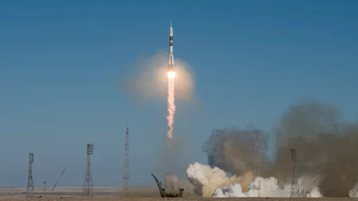Baikonur Roscosmos Image Credit : NASA