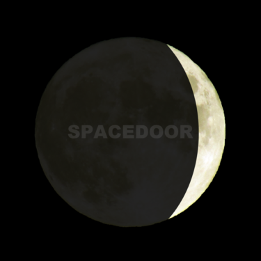 SPACEDOOR 三日月　Waxing Crescent