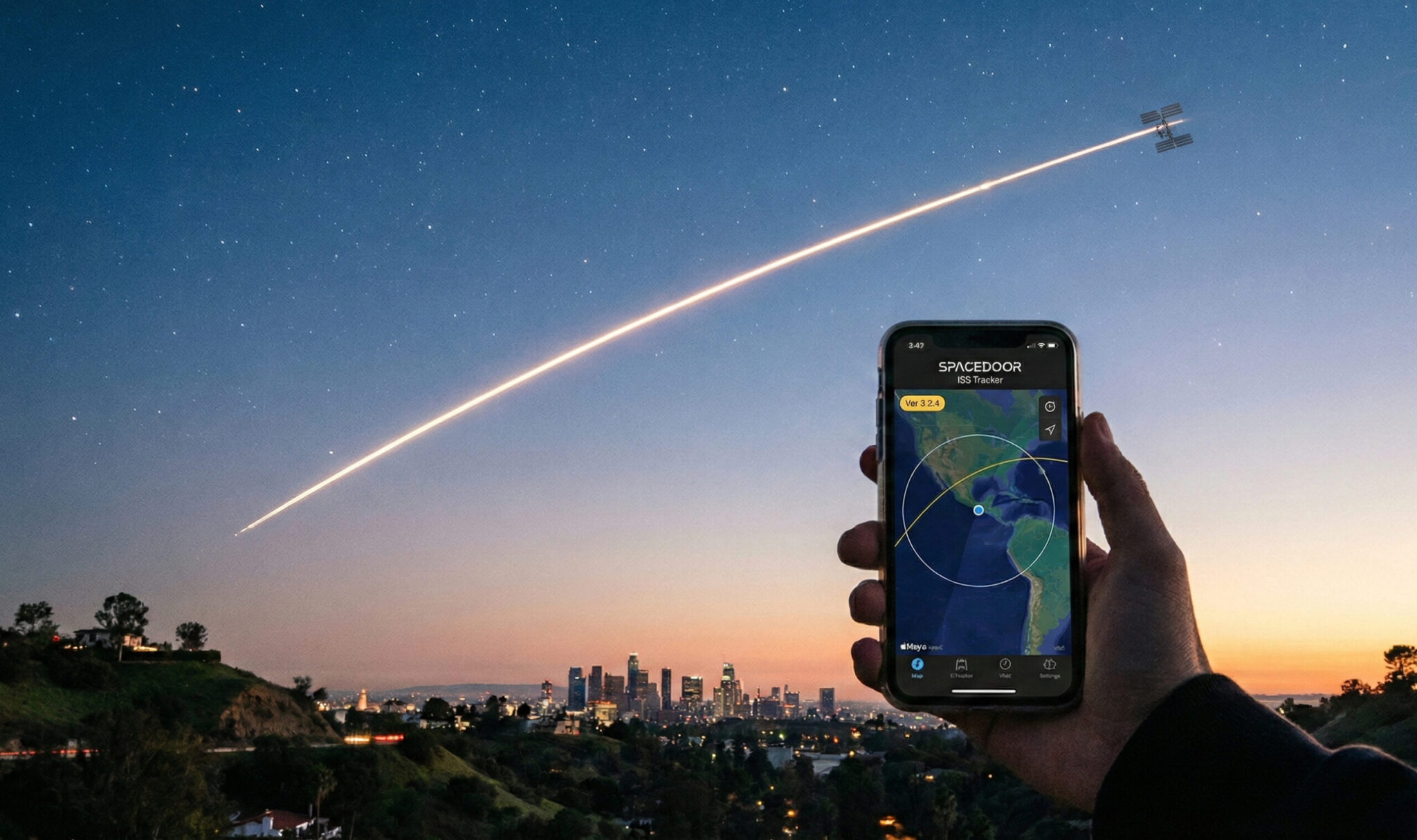 Isstracker 「今夜、国際宇宙ステーションが見えるかも?」観測ツール『ISS Tracker』が大幅進化!地図も見やすく、精度向上のVer 3.2.4が ...