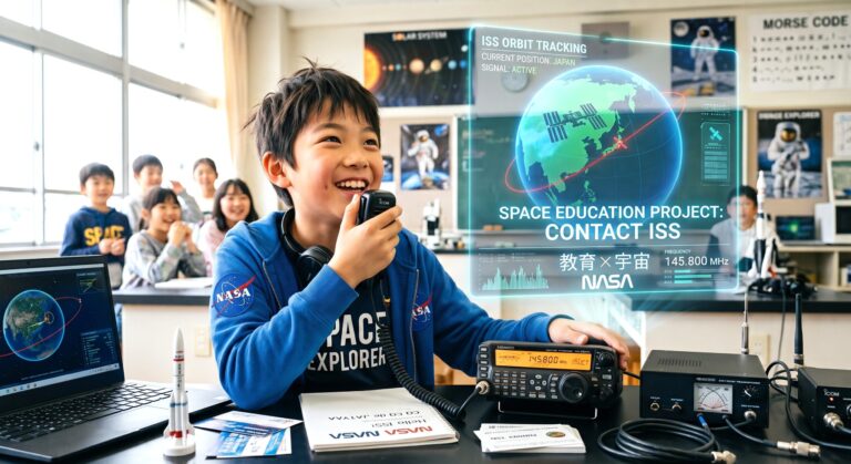 宇宙教育の最前線。ARISSスクールコンタクトが育む次世代の宇宙人材 ARISS SCHOOL CONTACT スクールコンタクト SPACEDOOR