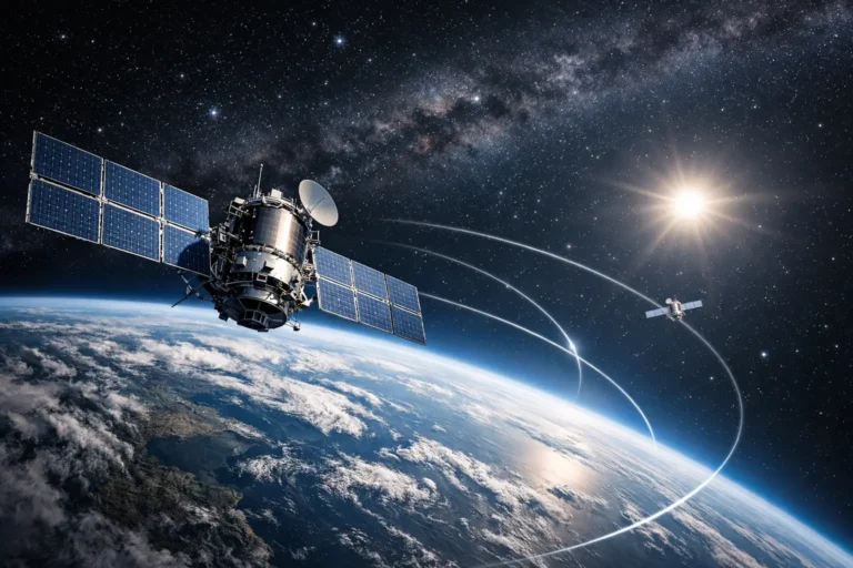 人工衛星はなぜ落ちない?重力・軌道・速度を完全解説 人工衛星はなぜ落ちない?重力・軌道・速度を完全解説