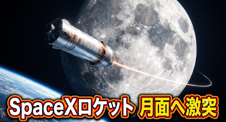 なぜ1年前のSpaceXロケットが月へ?意図せぬ衝突がもたらす影響